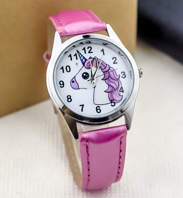 Montre Licorne Rose pour Fille