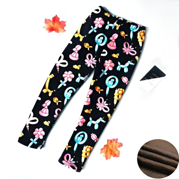 Legging noir pour enfant avec motifs ballons, fleurs et sucettes colorés. Vêtement confortable et ludique pour les petits., 45501886529791,45501886562559,45501886595327,45501886628095,45501886660863,45501886693631,45501886726399,45501886759167 | Licorne Shop
