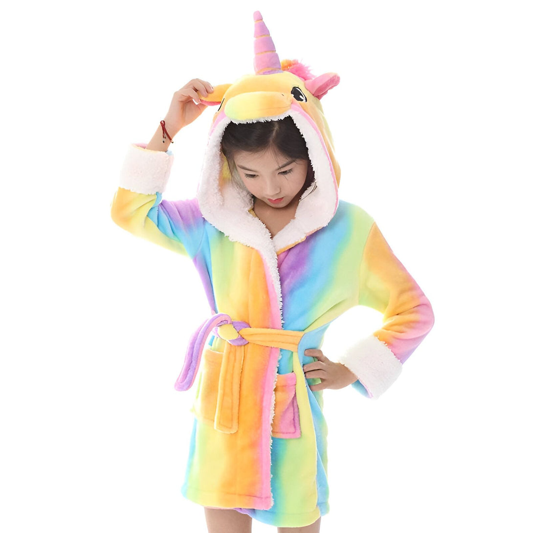 Peignoir Licorne Petite Fille - Main Image