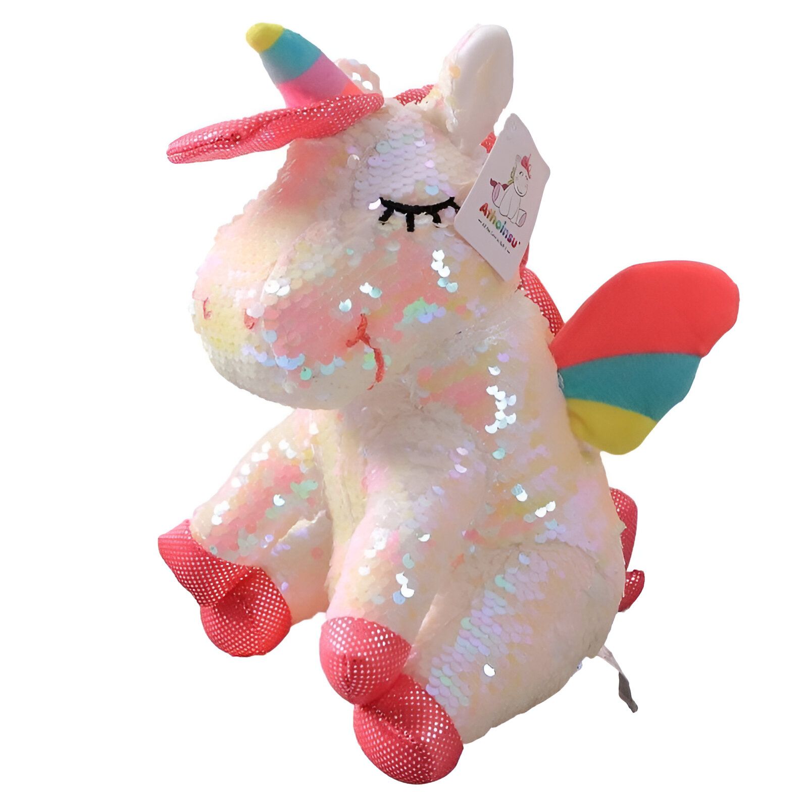 Peluche licorne paillette on sale