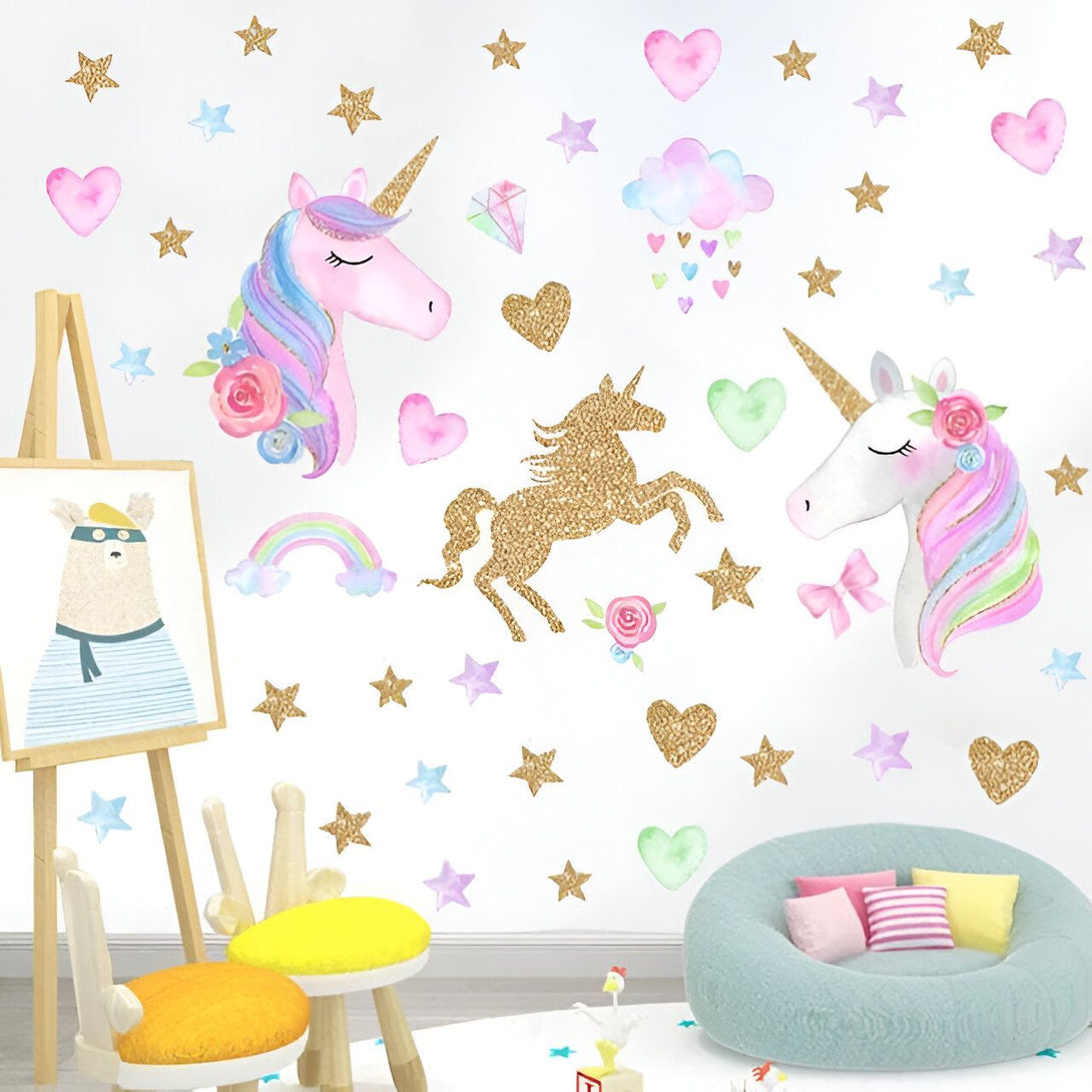 Sticker Licorne Chambre Enfant