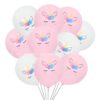 ballon-en-latex-licorne-pour-fete-1a.jpg Ballons roses et blancs décorés de visages de licornes avec des cornes dorées et des couronnes de fleurs colorées. Idéal pour une fête d'anniversaire féerique., 45501109305599 | Licorne Shop