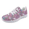 baskets-licorne-adultes-fantaisie-1a.jpg Chaussure de sport rose à motif fantaisie. Illustration d'un arc-en-ciel, d'un chat licorne, d'un beigne, d'une étoile et d'une licorne., 45502293901567,45502293934335,45502293967103,45502293999871,45502294032639,45502294065407,45502294098175,45502294130943,45502294163711 | Licorne Shop