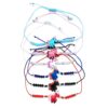 Ensemble de 7 bracelets colorés avec des perles et un motif licorne. Les couleurs incluent bleu, rose, blanc, noir et rouge. Idéal pour les cadeaux d'amitié ou les accessoires de mode fantaisie., 45501422108927 | Licorne Shop