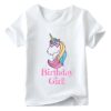 chemise-licorne-fantaisie-pour-anniversaire-1a.jpg T-shirt blanc pour enfant avec un motif licorne portant des lunettes de soleil en forme de cœur et l'inscription "Birthday Girl !". Idéal pour un anniversaire., 45502321754367,45502321787135,45502321819903,45502321852671,45502321885439,45502321918207,45502321950975,45502321983743 | Licorne Shop