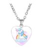 collier-licorne-kawaii-pendentif-coeur-en-argent-sterling-1a.jpg Collier avec pendentif en forme de cœur orné d'un dessin d'une licorne kawaii sur un arc-en-ciel et un nuage. Bijou fantaisie pour enfant., 45501731668223 | Licorne Shop