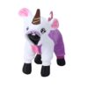 deguisement-licorne-douillet-pour-grand-chien-xl-1a.jpg Mannequin canin vêtu d'un costume de licorne violet et blanc avec des oreilles roses, une corne marron et une queue violette. Déguisement pour animaux de compagnie., 45501214097663,45501214130431,45501214163199,45501214195967,45501214228735,45501214261503,45501214294271,45501214327039 | Licorne Shop