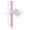 Montre Licorne Digitale LED Rose