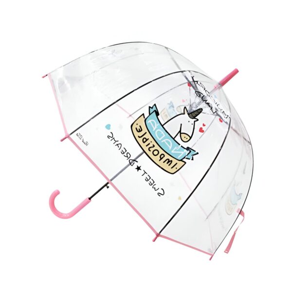 parapluie-licorne-transparent-qui-change-de-couleur-1a.jpg Parapluie transparent avec motif de licorne et inscription "Sweet Dreams". Poignée rose. Idéal pour les enfants. Protection contre la pluie. Accessoire de mode mignon et pratique., 45501167567103 | Licorne Shop