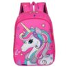 sac-a-dos-licorne-fille-4a_eb2ec1c4-5181-493d-a04b-f7df5f32746a.jpg Une image d'un sac à dos rose avec une licorne dessus. La licorne est blanche avec une crinière et une queue arc-en-ciel. Le sac à dos est également décoré d'étoiles et de cœurs.