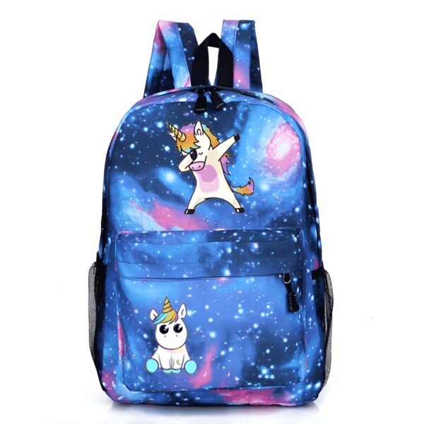 sac-a-dos-licorne-galaxie-1a.jpg Sac à dos enfant bleu galaxie avec motif licorne faisant un "dab" et une licorne assise., 45501150527743 | Licorne Shop