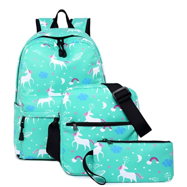 sac-a-dos-licorne-pour-la-maternelle-1a.jpg Ensemble de sac à dos, sac à bandoulière et trousse turquoise à motif d'unicorne, nuages, étoiles et arc-en-ciel. Idéal pour l'école., 45501271015679 | Licorne Shop