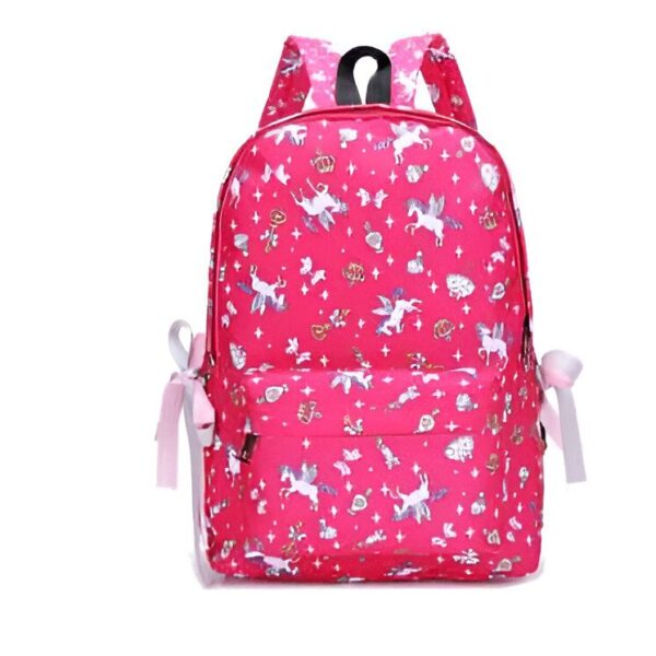 sac-a-dos-scolaire-licorne-1a.jpg Sac à dos rose avec motif licorne et noeuds décoratifs. Idéal pour l'école ou les loisirs., 45501323968767 | Licorne Shop